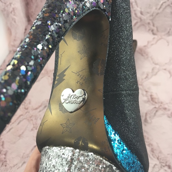 Betsey Johnson SEANN Glitter Heels - Picture 6 of 8